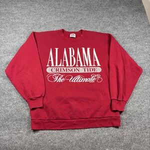 Vintage Tee Jays Sweatshirt Men's XL Alabama Crimson Tide The Ultimate Red